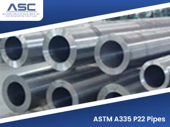 High-performance ASTM A335 P91 Pipes from Amardeep Steel Centre Robust ASTM A335 P22 Pipes for high-temperature, high-pressure service from Amardeep Steel