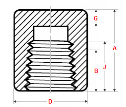 ASME B16.11 Forged Threaded Cap Dimensions