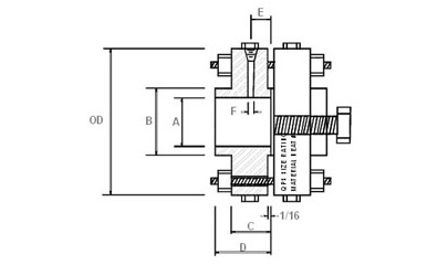 orifice flanges dimentions