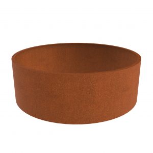 Round Corten Steel Planters